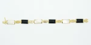 10% OFF- 190mm/7.5in Certified Natural Ice Jadeite Emerald Jade Gems Gold Plated Fortune Lucky Link Clasp Bracelet