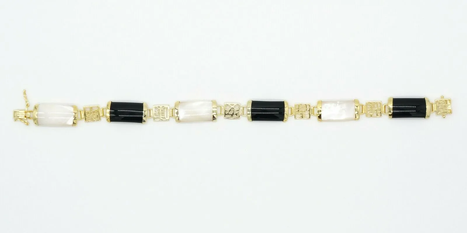 10% OFF- 190mm/7.5in Certified Natural Ice Jadeite Emerald Jade Gems Gold Plated Fortune Lucky Link Clasp Bracelet
