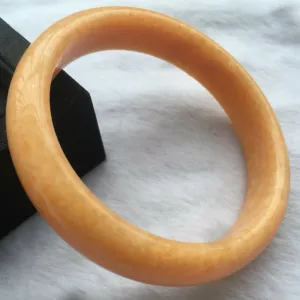 10% OFF- 61/62/63mm Certified Natural Red Yellow Jadeite Emerald A*Jade HandCarved Bracelet Bangle X3372