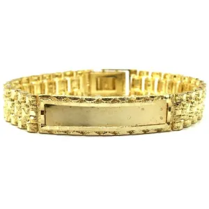 10K 11MM Rolly ID Bracelet MB-002