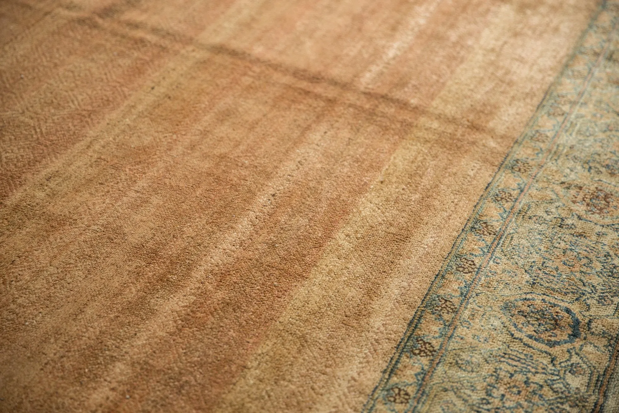 12.5x20 Antique Distressed Bibikabad Carpet