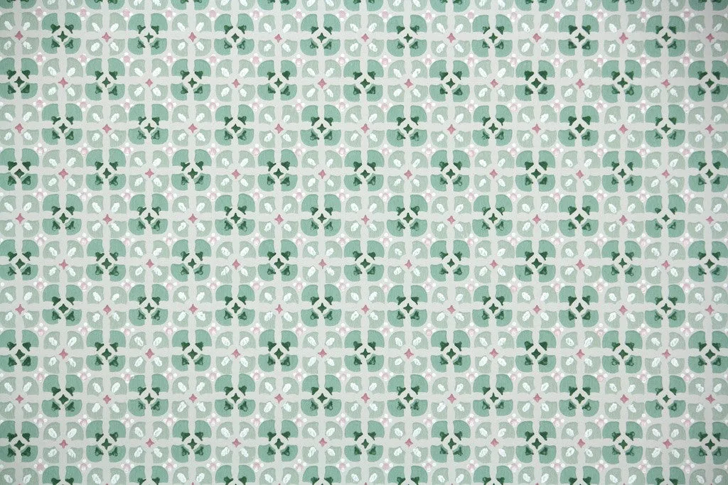 1940s Geometric Vintage Wallpaper