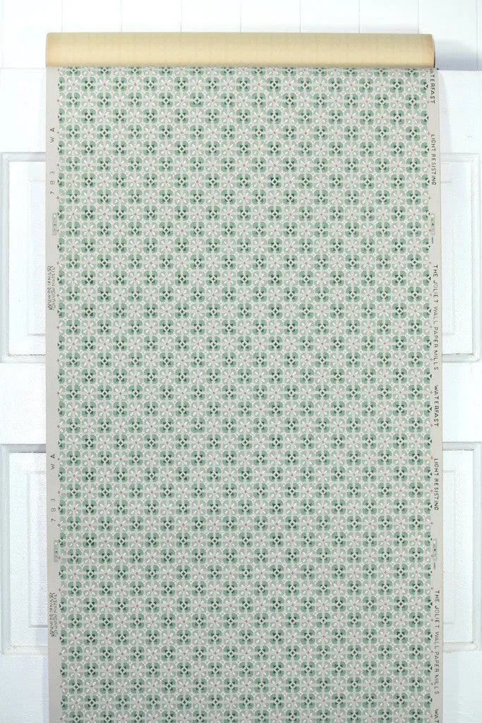 1940s Geometric Vintage Wallpaper