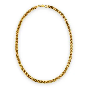 1970’s Vintage Gold Plated Spiga Chain Link Necklace