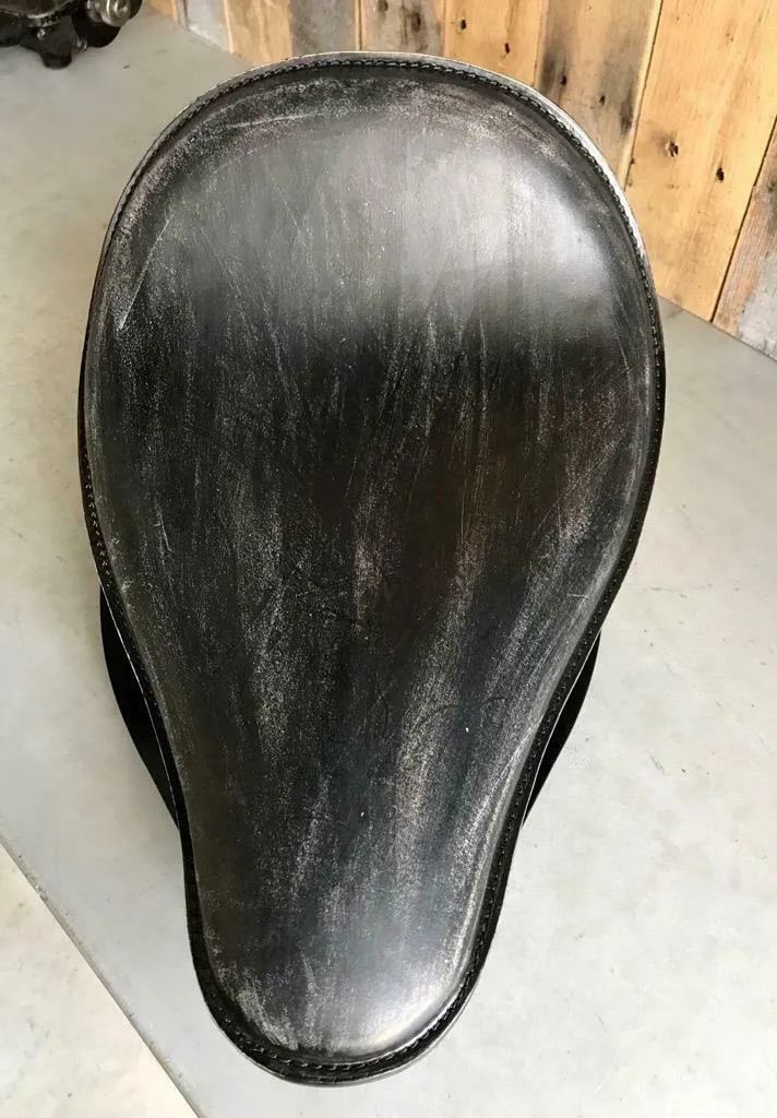 2000-2017 Harley Softail Spring Seat Pad Mounting Kit Saddle Bag BlkDis Leather