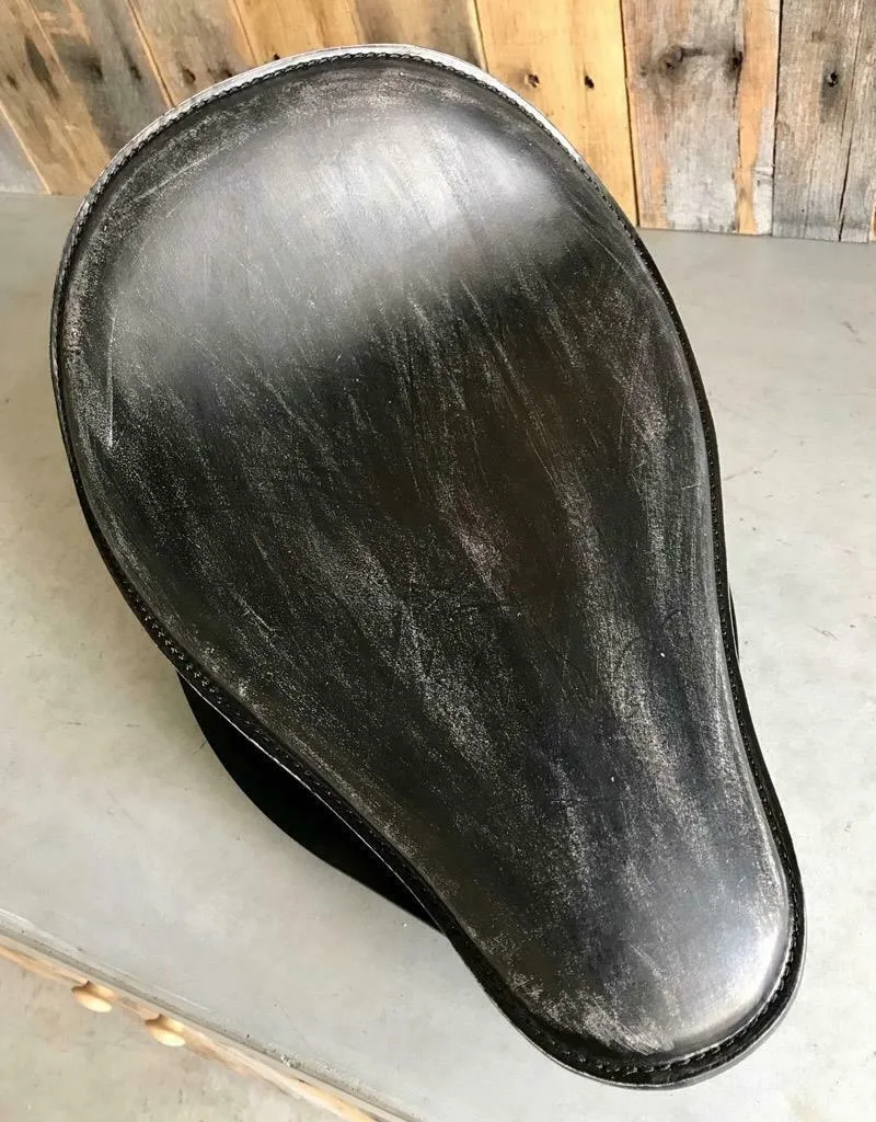 2000-2017 Harley Softail Spring Seat Pad Mounting Kit Saddle Bag BlkDis Leather