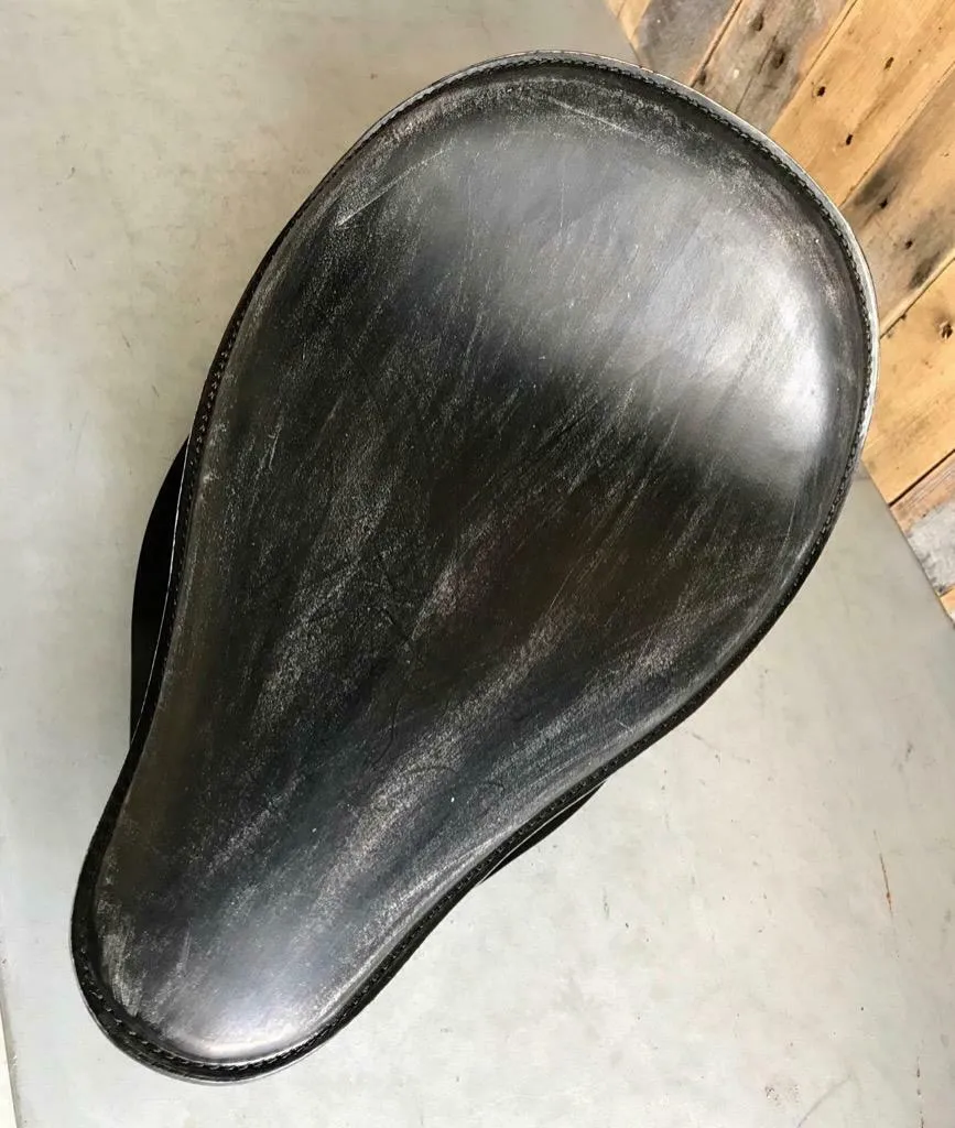 2000-2017 Harley Softail Spring Seat Pad Mounting Kit Saddle Bag BlkDis Leather