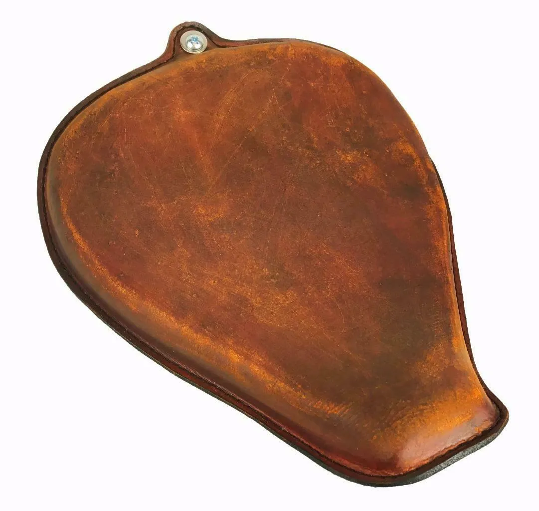 2004-2006 Harley Sportster Seat On The Frame  Brown Dist Leather All Models MRC