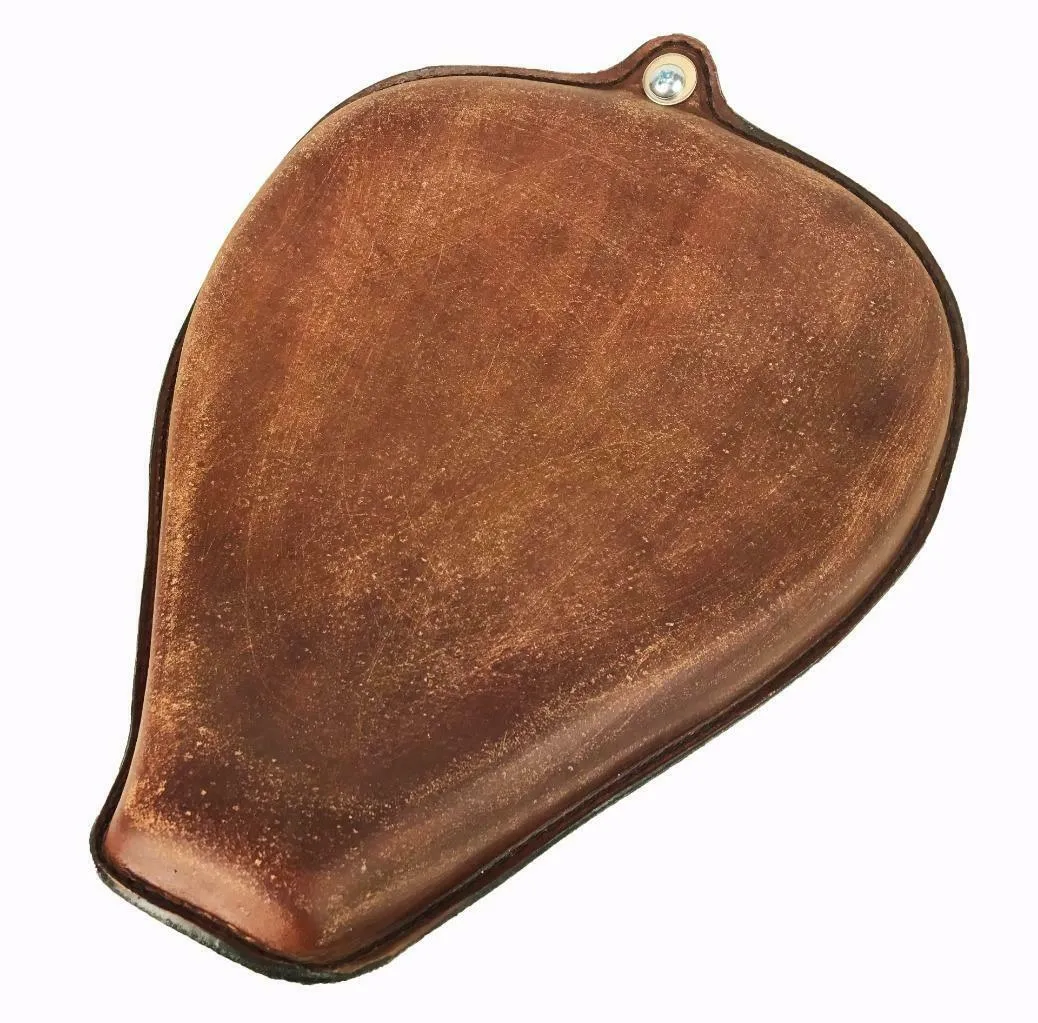 2004-2006 Harley Sportster Seat On The Frame Brown Dist Leather All Models