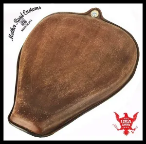 2004-2006 Harley Sportster Seat On The Frame Brown Dist Leather All Models