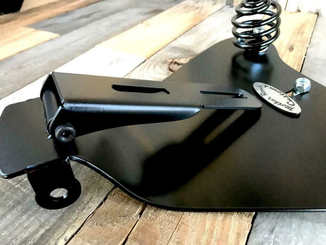 2010-2022 Harley Sportster Spring Seat 10x13" Black Dist Mounting Kit USA pc cs