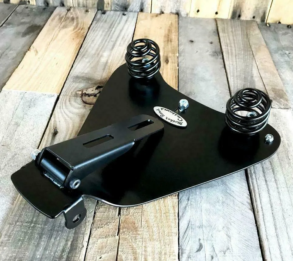 2010-2022 Harley Sportster Spring Seat 10x13" Black Dist Mounting Kit USA pc cs