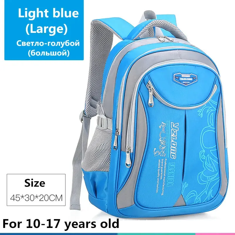 2023 hot new children school bags for teenagers boys girls big capacity school backpack waterproof satchel kids book bag mochila