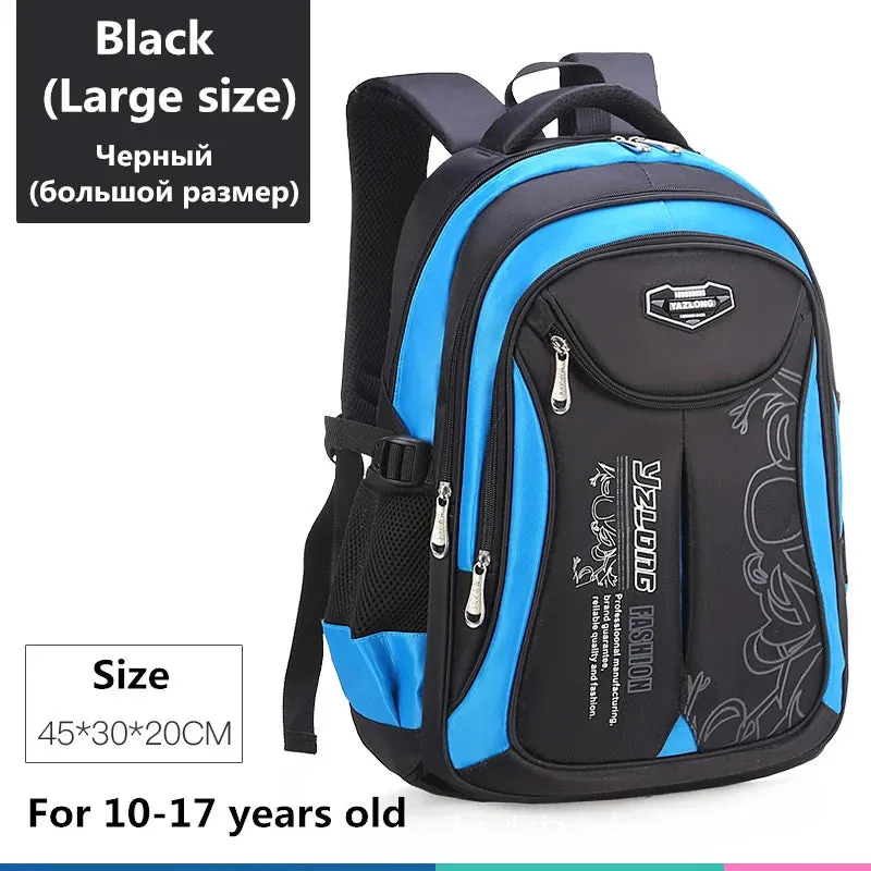 2023 hot new children school bags for teenagers boys girls big capacity school backpack waterproof satchel kids book bag mochila