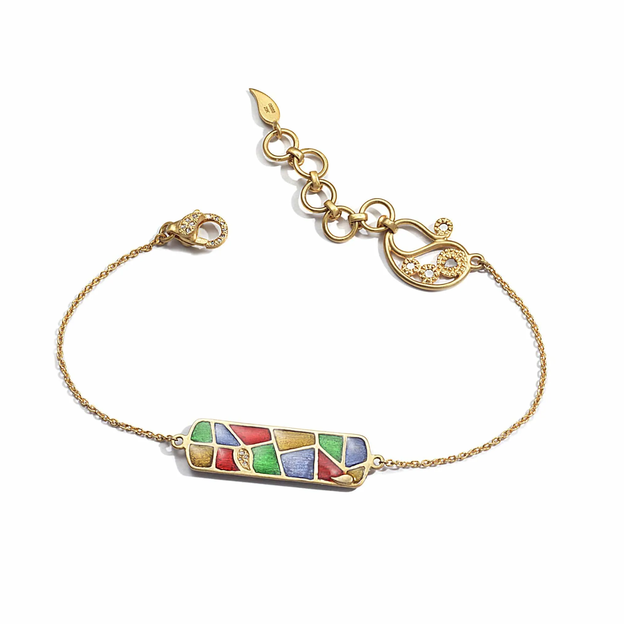20K Sagrada "Passion" Diamond Bracelet