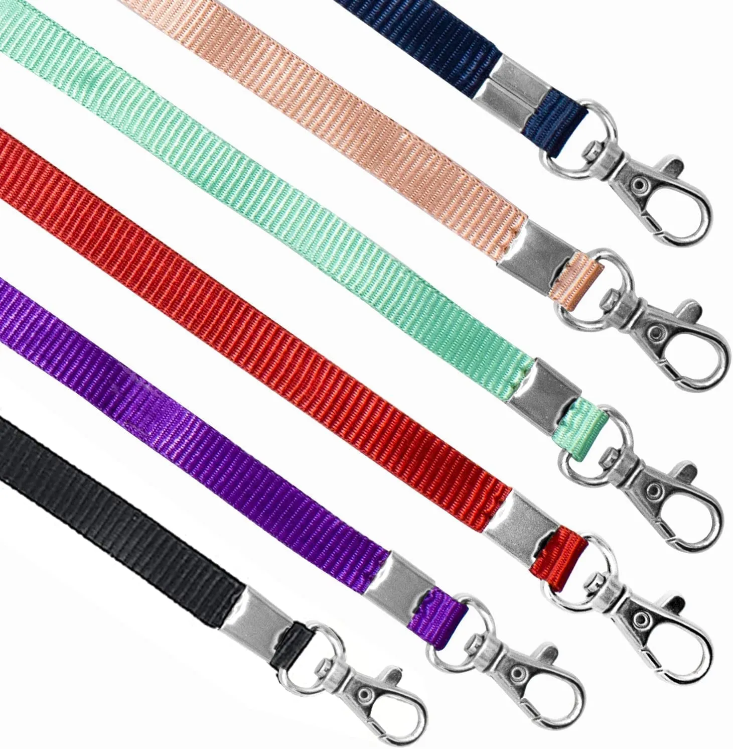 3 Pack Clear Waterproof ID Card Holder with Lanyard for Office, School, Travel