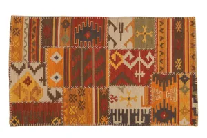 3x5 New Patchwork Kilim Rug