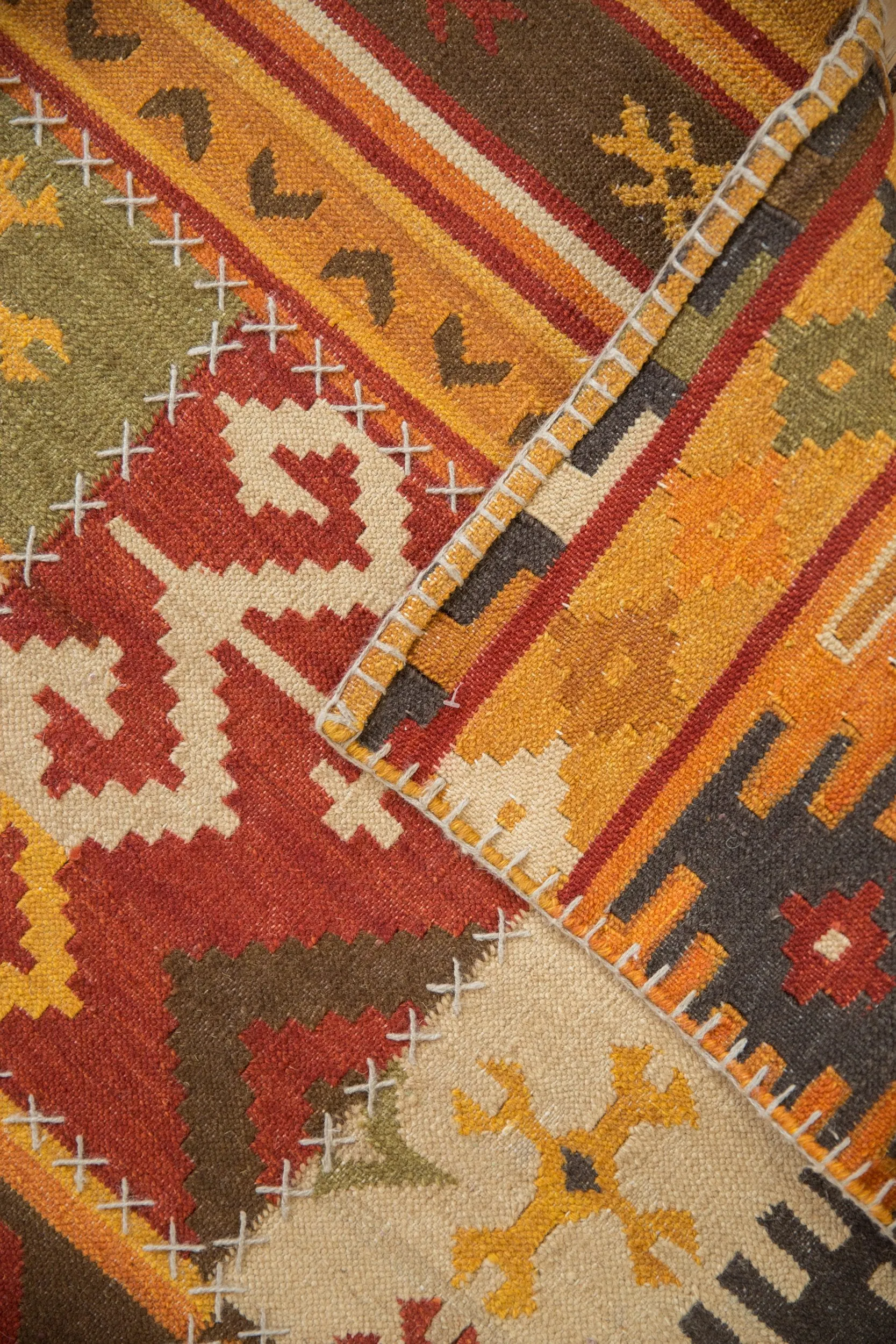 3x5 New Patchwork Kilim Rug