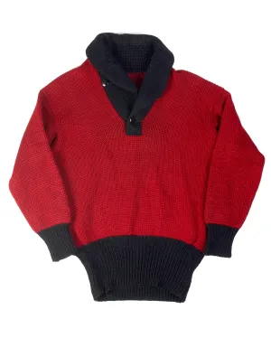 40's Shawl Neck Sweater