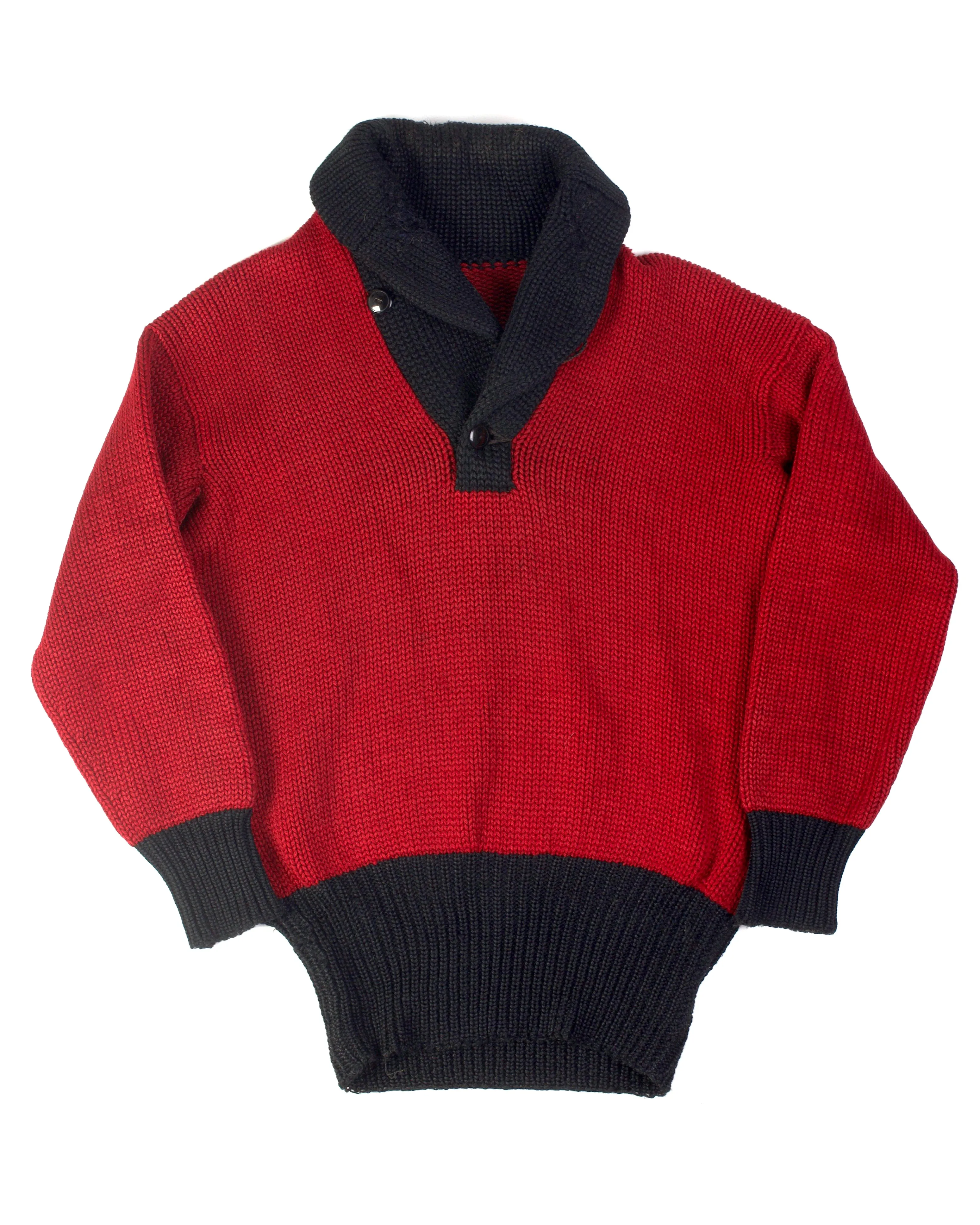 40's Shawl Neck Sweater