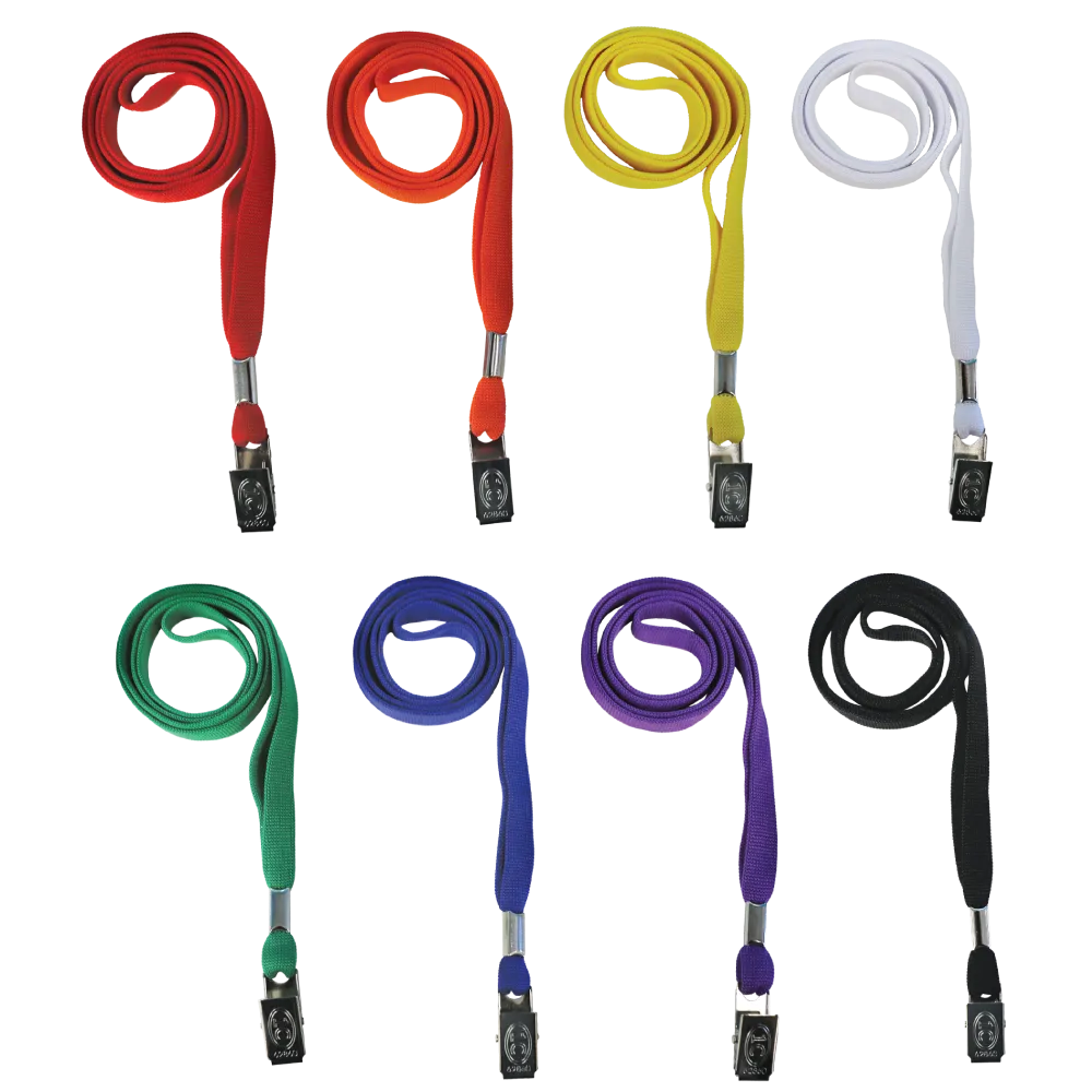 50 Pack of Premium ID Badge Lanyards