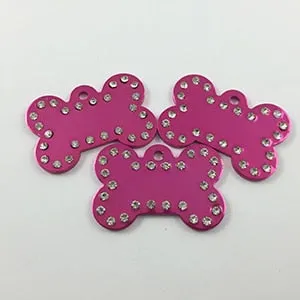 50 pcs/lot aluminum bone shape