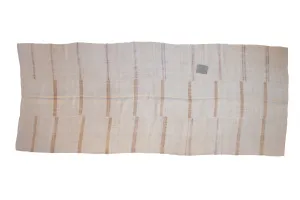 5.5x13.5 Vintage Distressed Hemp Kilim Rug Runner