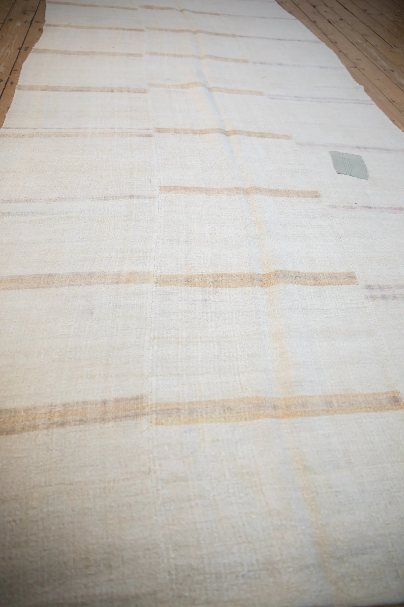 5.5x13.5 Vintage Distressed Hemp Kilim Rug Runner