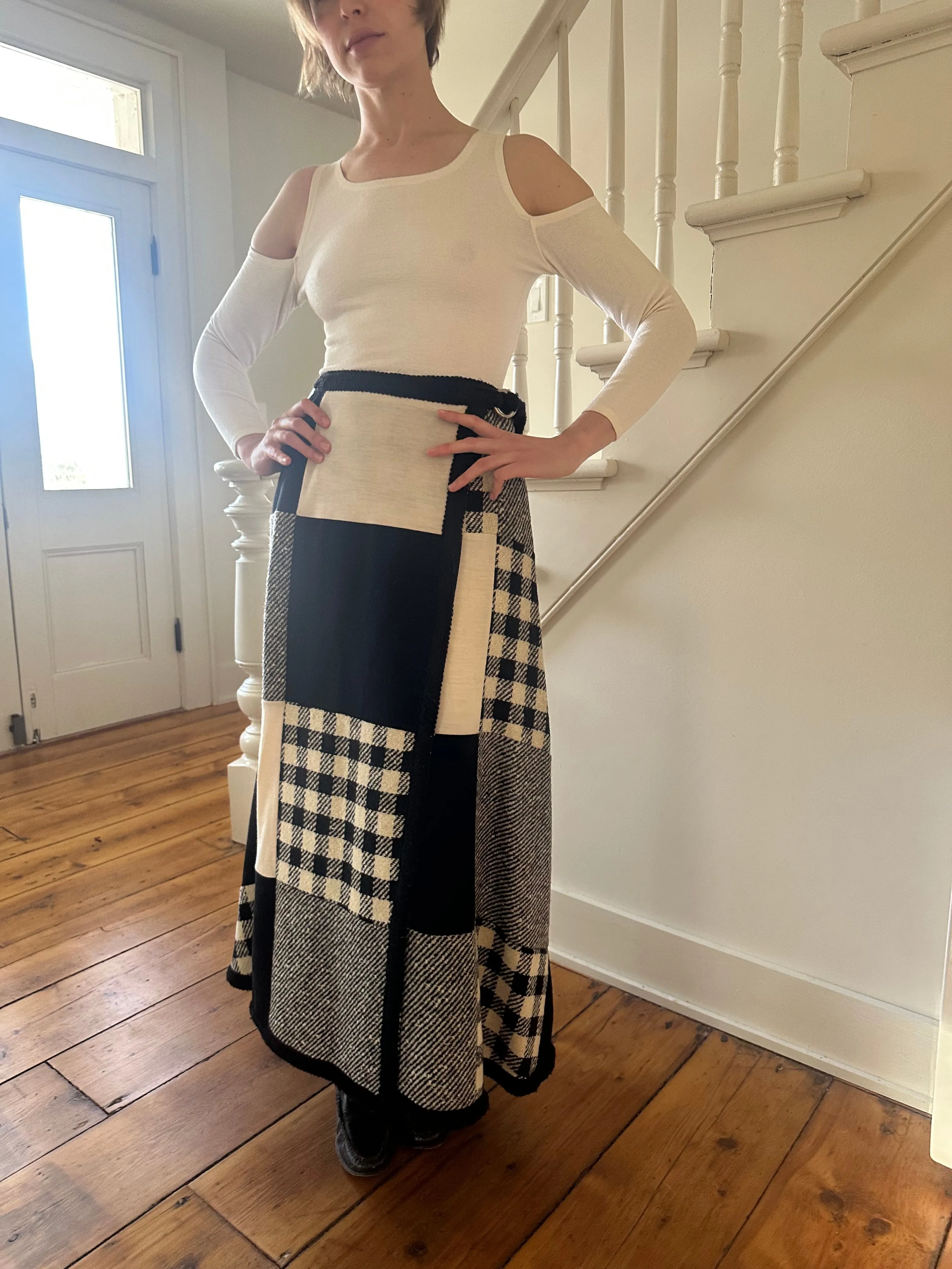 70’s Wool Blanket Skirt