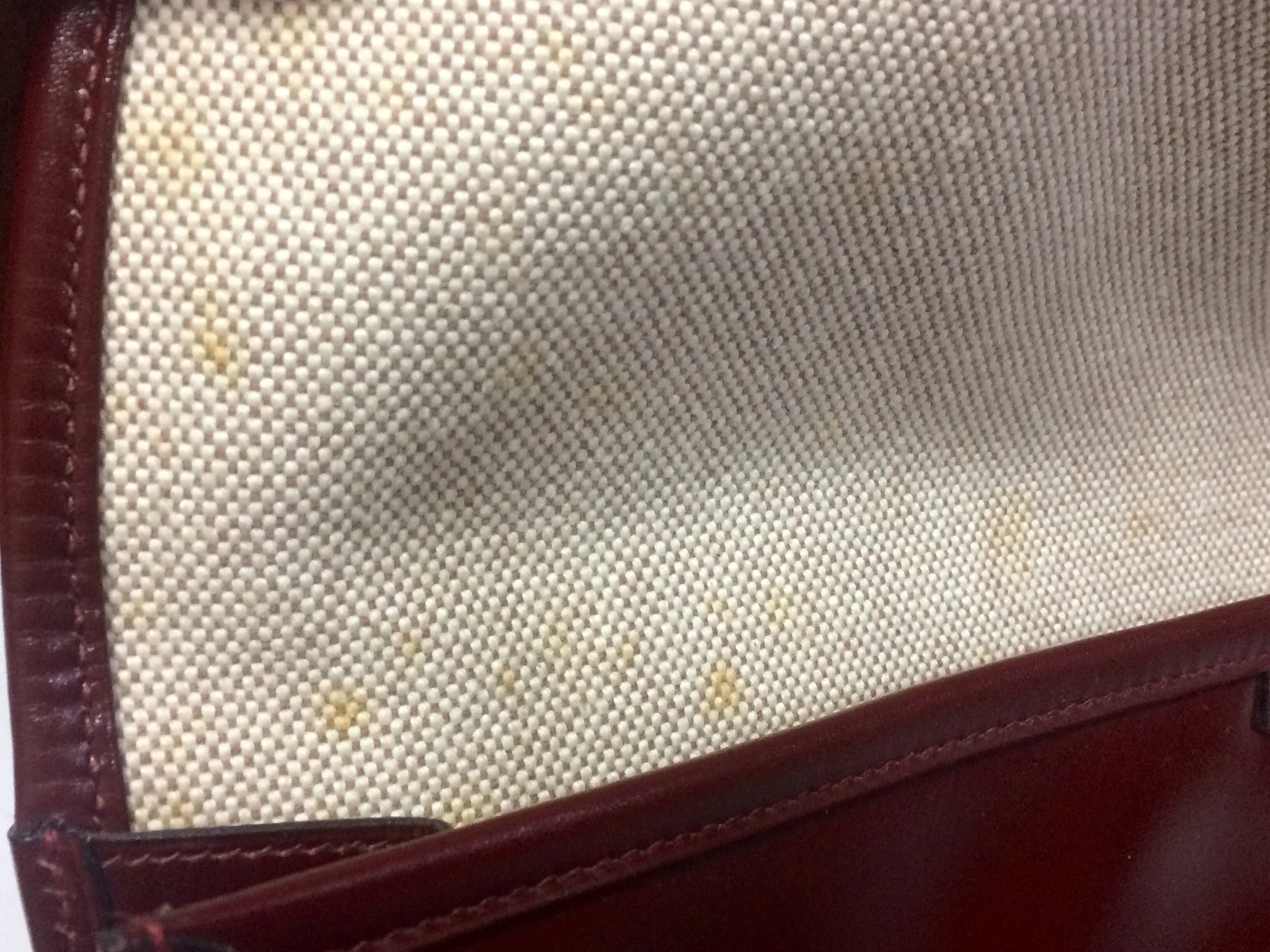 80's vintage HERMES jige, document case, dark wine, bordeaux boxcalf portfolio purse, iPad case. Classic and sophisticated style.