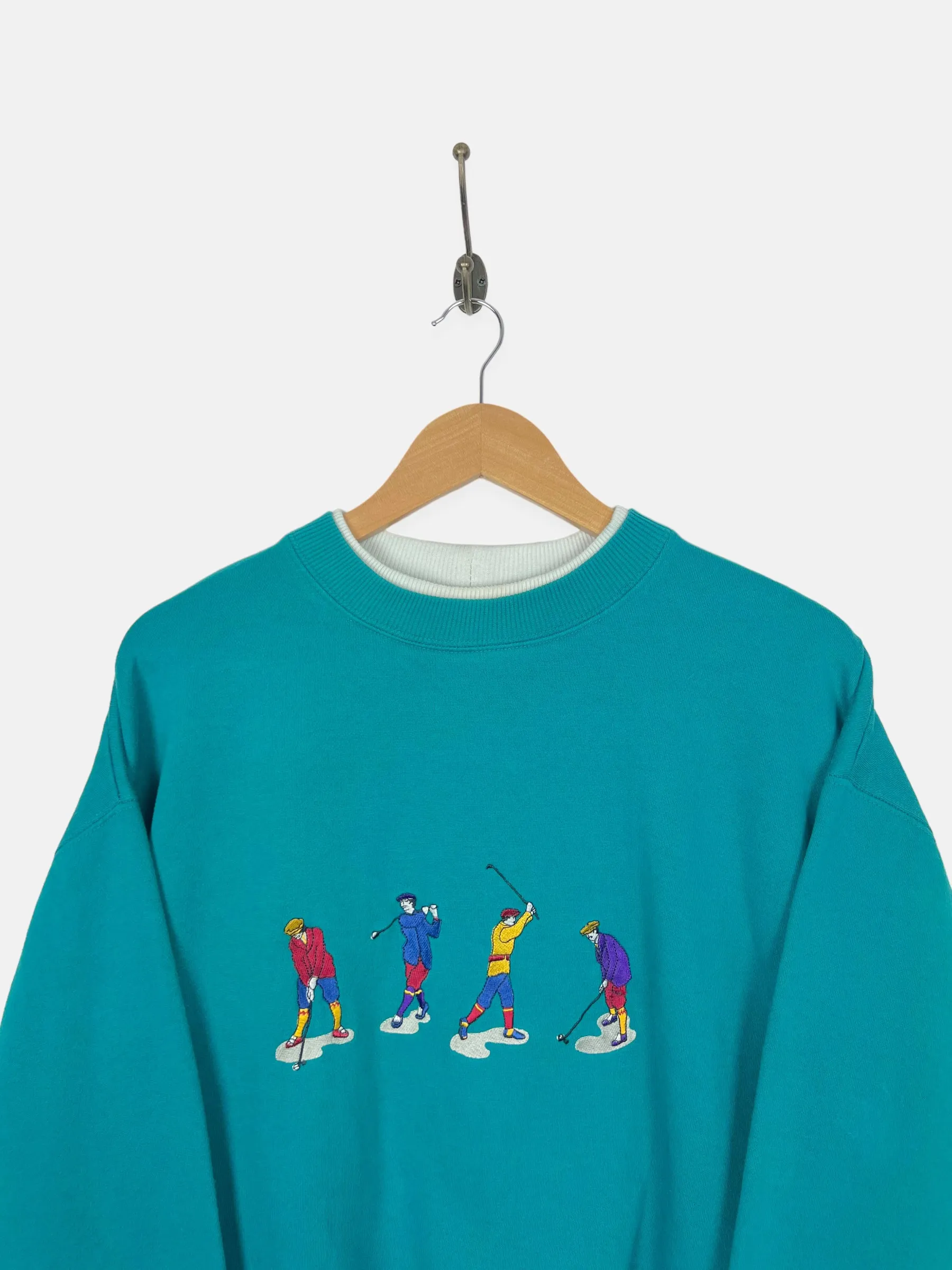 90's Golf Embroidered Vintage Sweatshirt Size 12
