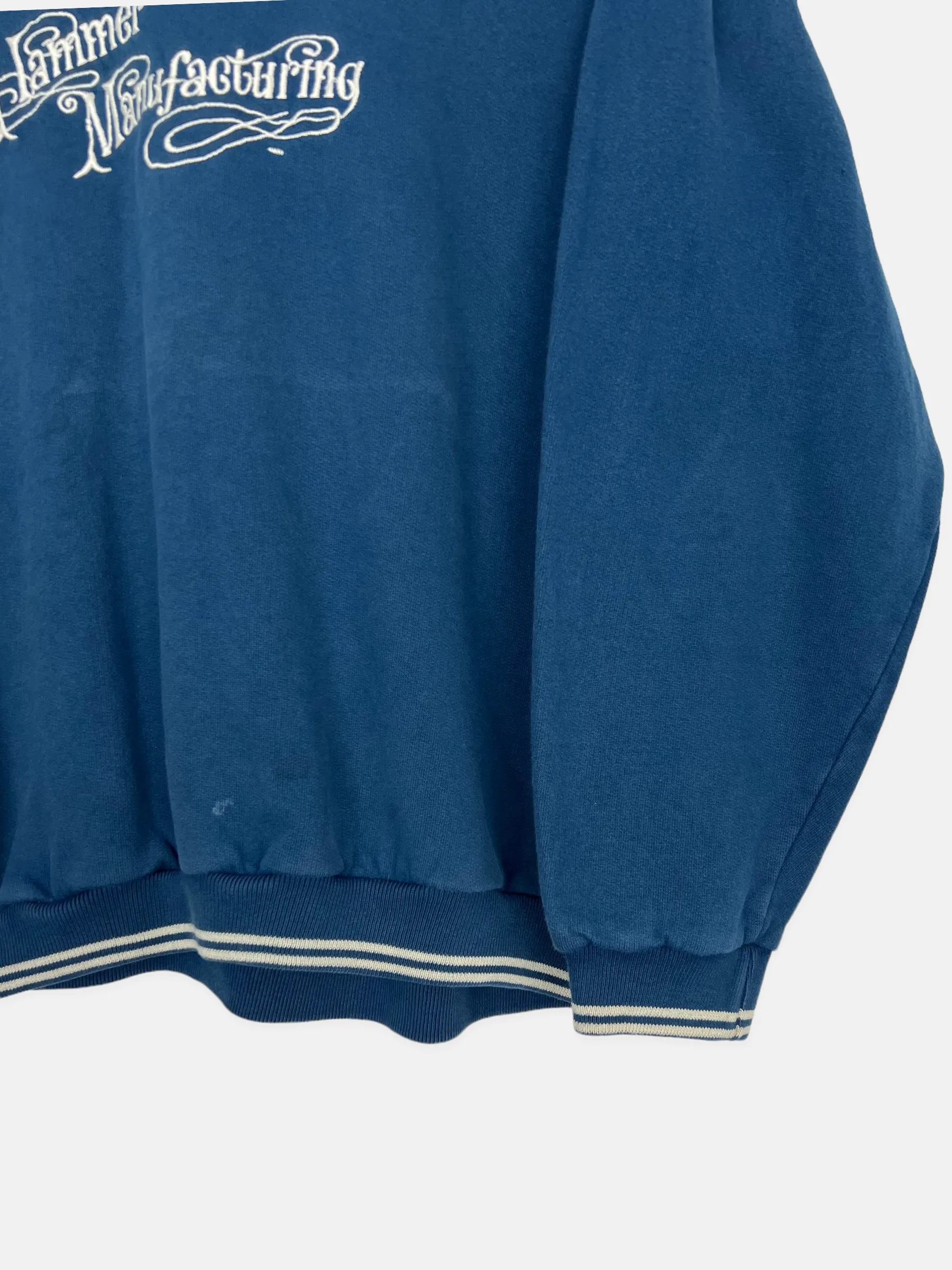 90's Hammer Manufacturing Embroidered Vintage Sweatshirt Size 8-10