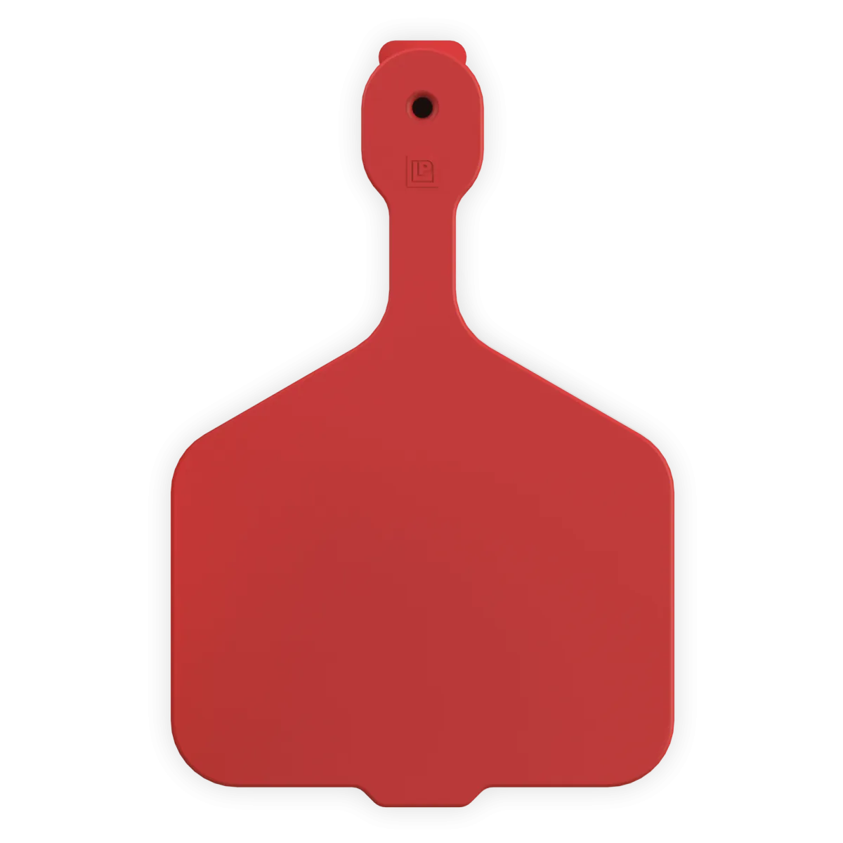 ACCOW1--Red LEADER 1 Piece Cow Tag 25's