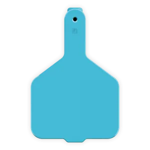 ACCOW1-Wide Nk-Blue LEADER 1 Piece Cow Tag 25's