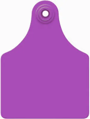 ACFLXCOW1-Maxi-Purple Allflex Tags Blank 25 pkg