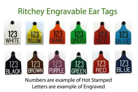 ACRTCOW2-Lg-Red/Wht Ritchey Cow Tags 25's (Red/White)