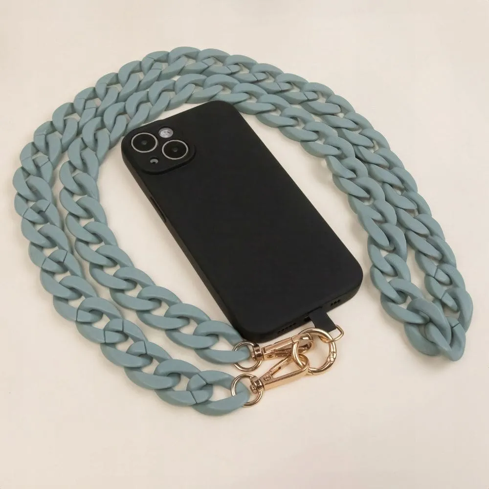 Łańcuch na Telefon do Etui Crossbody - Miętowy - 1.2m