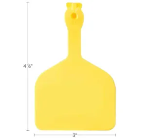 ACZFDLOT--Yellow Z Feedlot Tags (50/pkg)