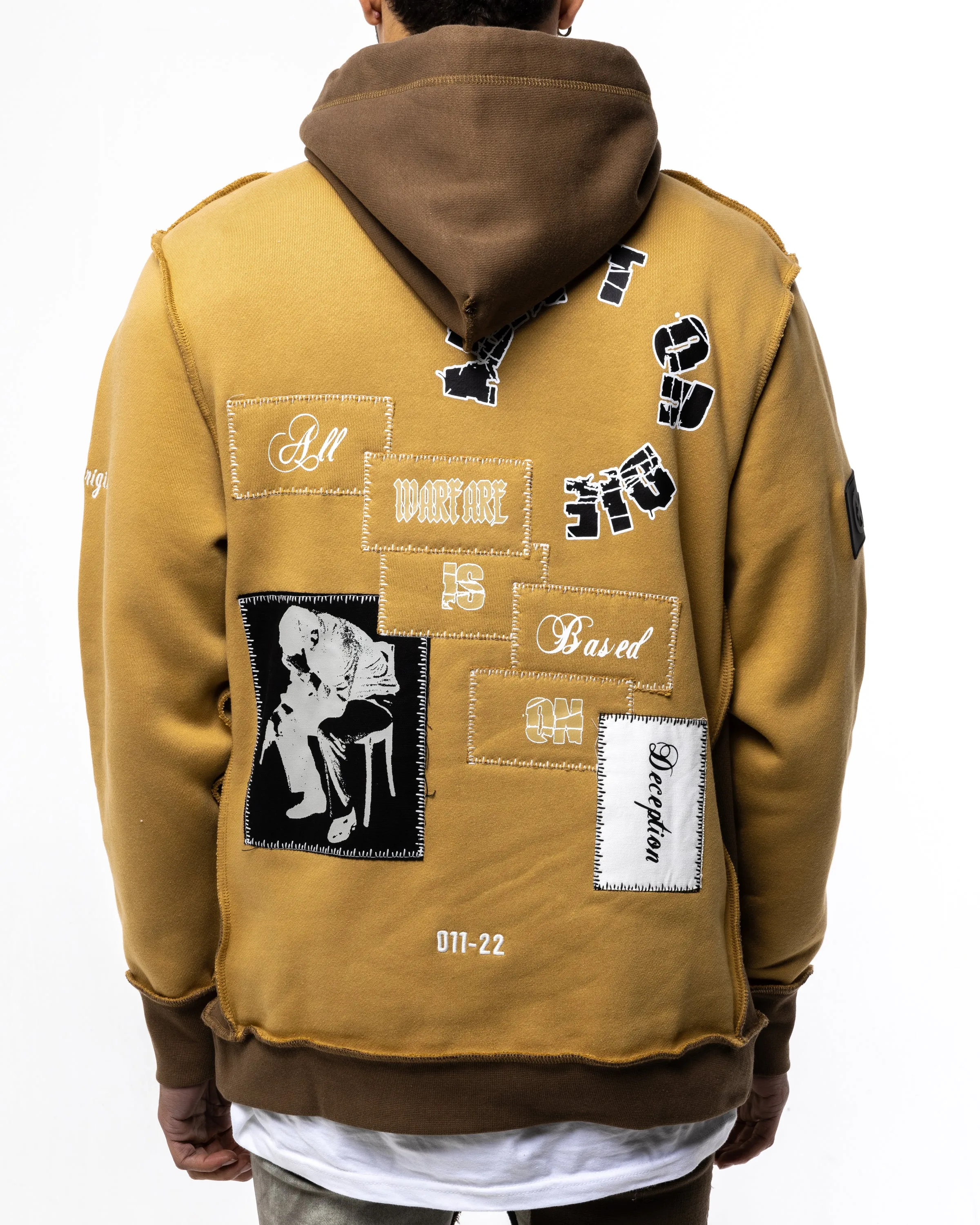 ADAPT OR DIE HOODIE (CARMEL/MOCHA)