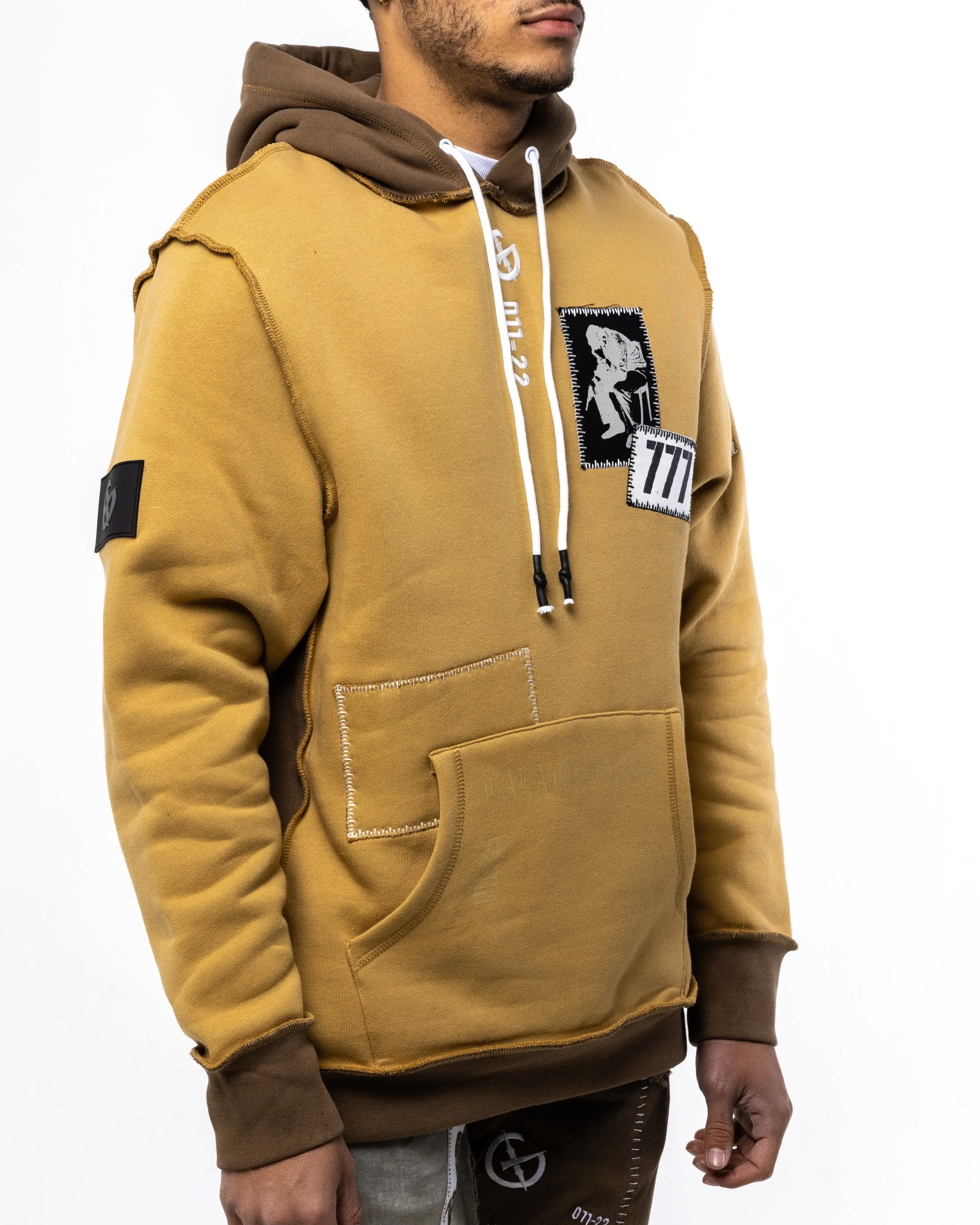 ADAPT OR DIE HOODIE (CARMEL/MOCHA)