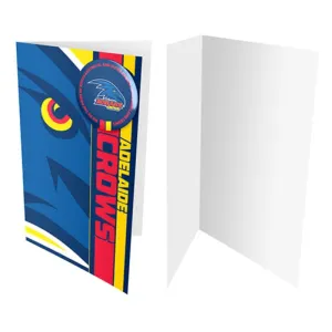 AFL Adelaide Crows Badge Card
