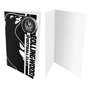 AFL Badge Card Collingwood Magpies