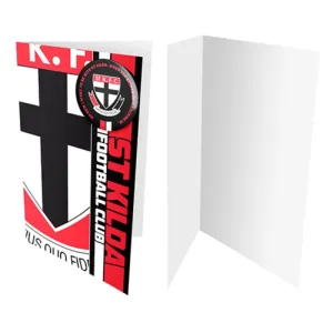 AFL Badge Card Saint Kilda Saints