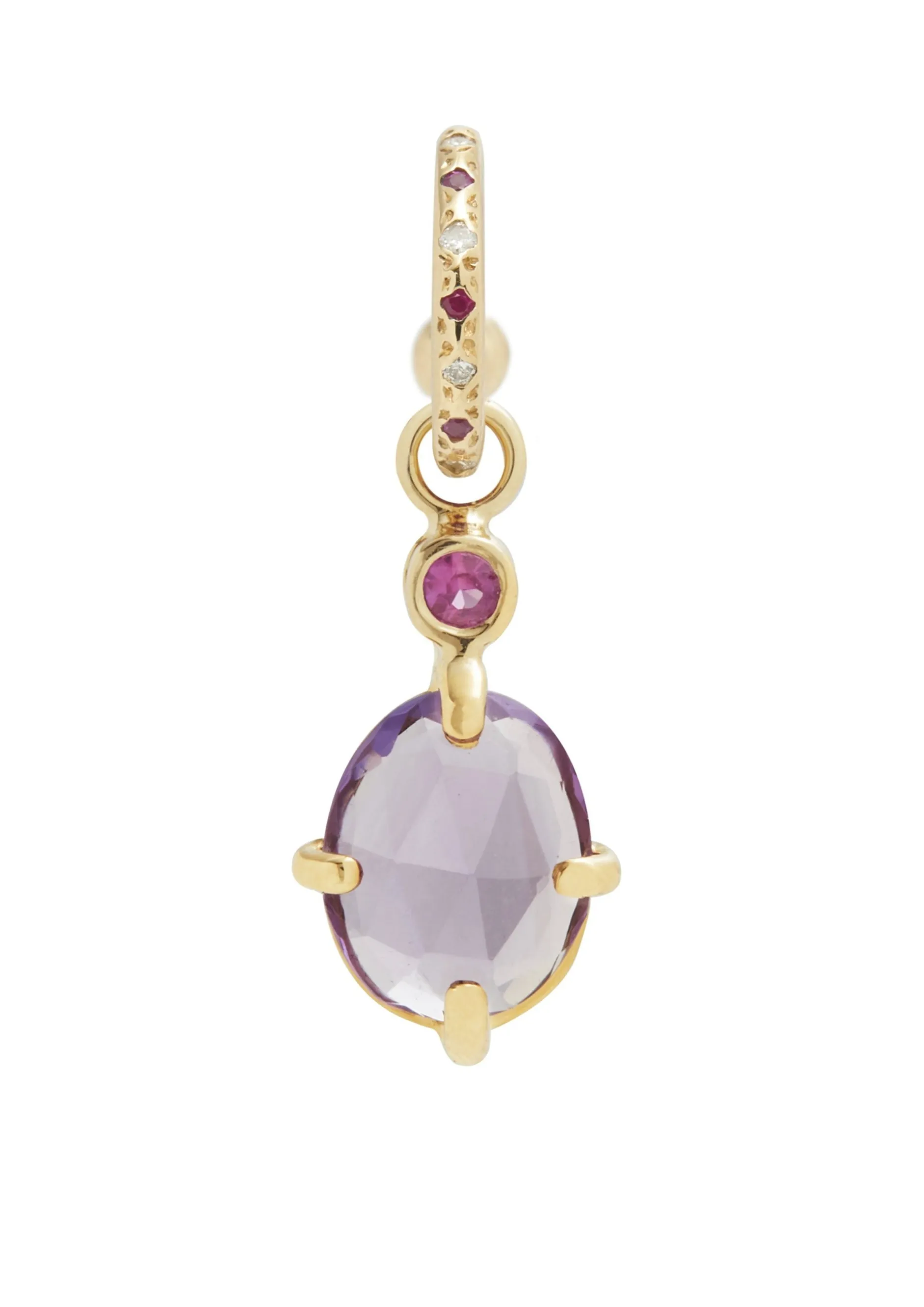 Alice Earring with Amethyst