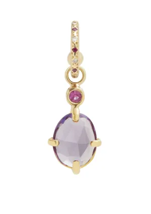 Alice Earring with Amethyst