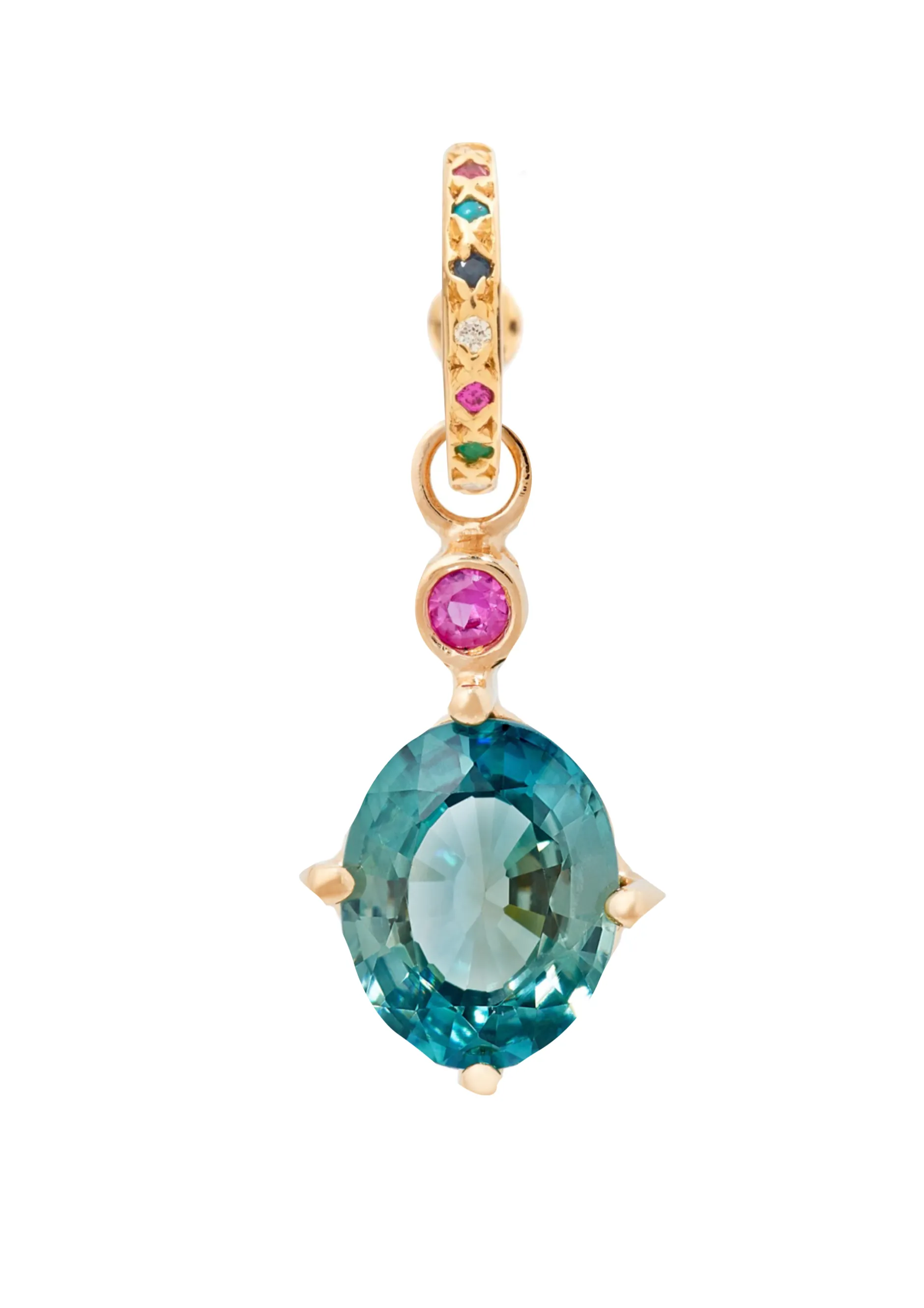 Alice Earring with Blue Topaz