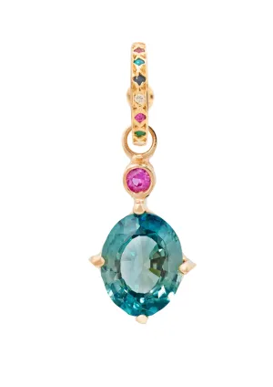 Alice Earring with Blue Topaz
