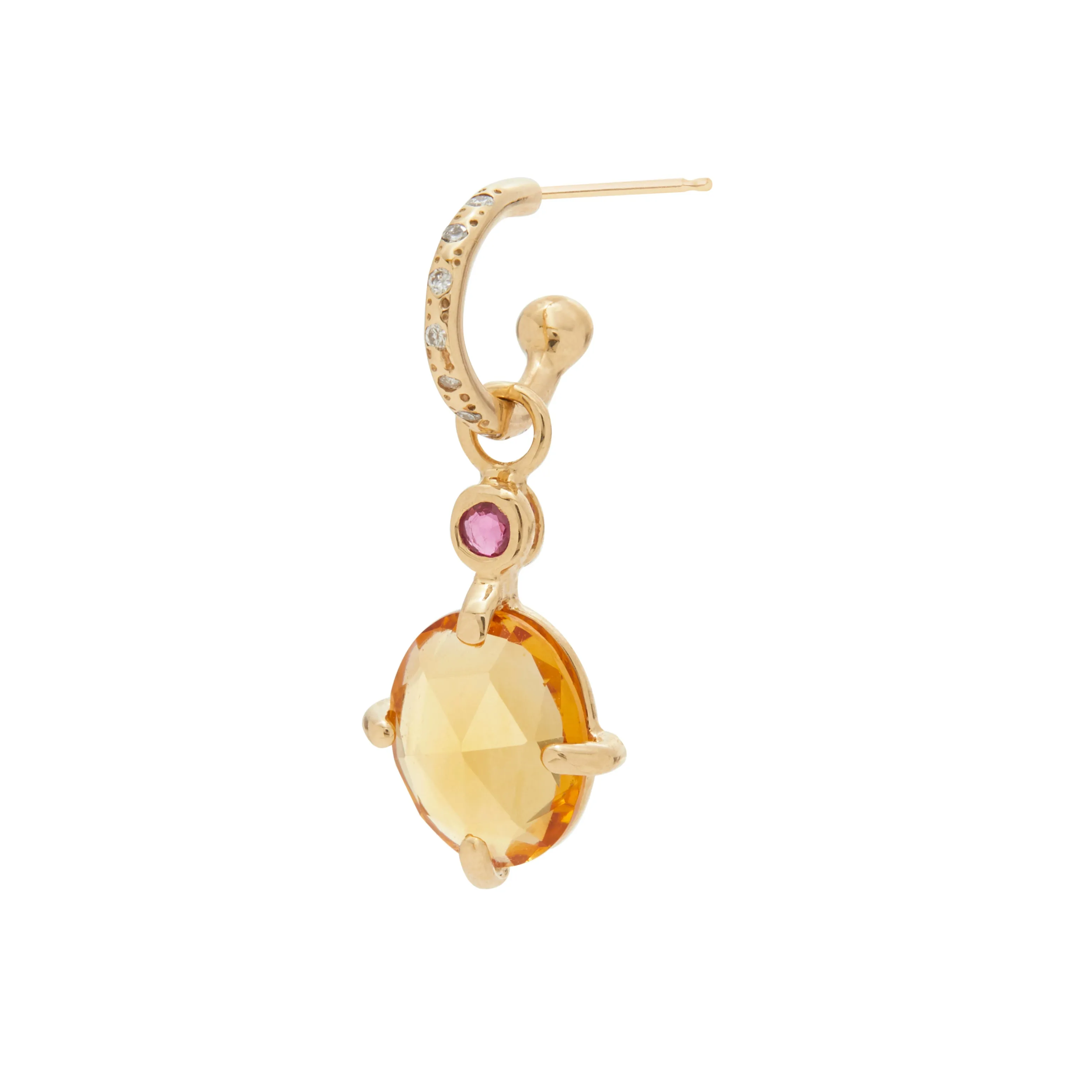 Alice Earring with Citrine