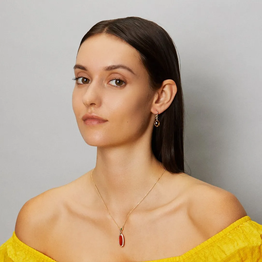 Alice Earring with Citrine