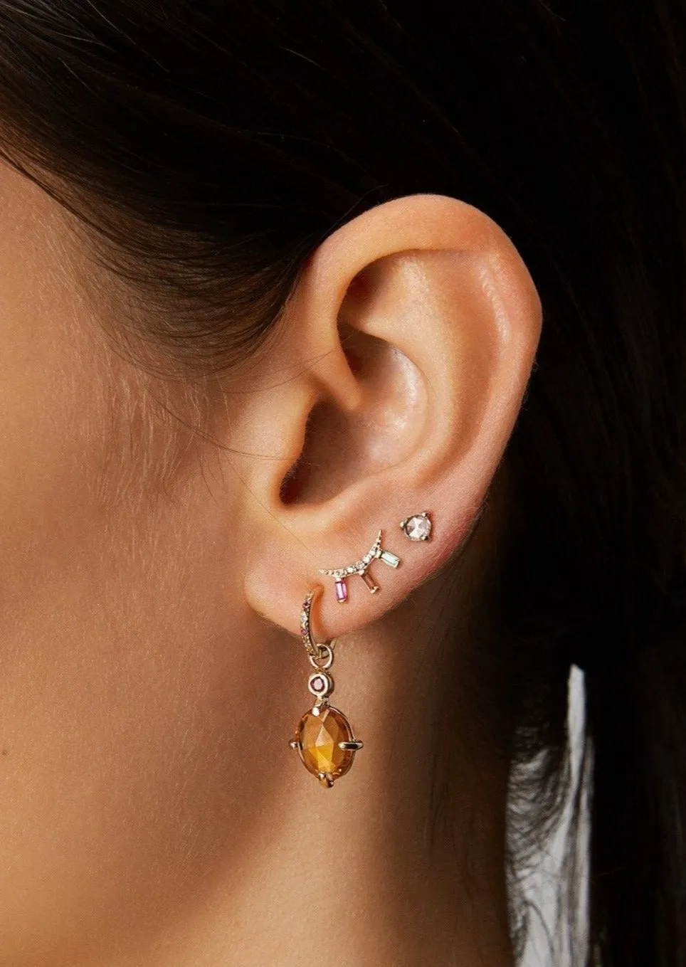 Alice Earring with Citrine